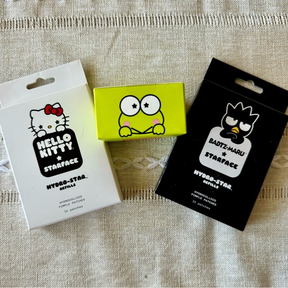 🦄LTD⭐️Starface x HELLO KITTY/BADTZ-MARU/KEROPPI~Pimple Patch Compact +2 refills - Picture 7 of 8